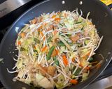 A picture of step 5 of Lumpiang Hubad.
