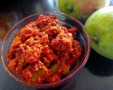 A picture of step 2 of Spicy Mango Pickle.
