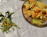 A picture of step 1 of Pumpkin flower cutlets.