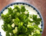 Hình bước làm 1 của món Canh bầu nấu tôm tươi