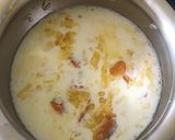 A picture of step 3 of Fried avalakki (aval) Payasam.