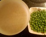 A picture of step 2 of Boiled white rice with green peas 🍚☺.