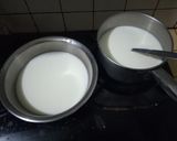 Foto langkah ke 2 dari resep Puding Cokelat Vanilla.