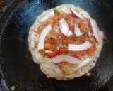 A picture of step 2 of Veggie Uttapam with Peanut Chutney.