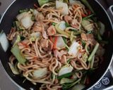 Hình bước làm 4 của món Yaki udon