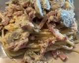 Foto del paso 7 de la receta: Spaghettis con salsa de champiñones y bacon