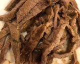 A picture of step 5 of Beef Fajitas.