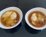 A picture of step 1 of Egg in Ginger Syrup.