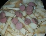 Foto del paso 7 de la receta: Tortilla de papa con cebolla y panchos 😋