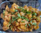 A picture of step 7 of Khatty Aloo.
