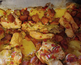Foto del paso 4 de la receta: Pollo y magro de cerdo en elaboración de moruno rojo