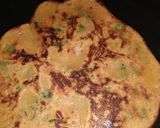 A picture of step 8 of Hara bhara Besan ka Chilla / Stuffed besan chilla.