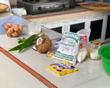 Foto langkah ke 1 dari resep Bika Ambon Pandan.