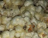 A picture of step 5 of Vanilla,chocolate,condensed milk popcorns 🍿.