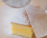 A picture of step 12 of Lemon Cream Sandwich Butter Cake.