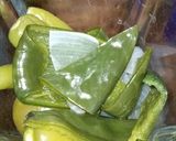 A picture of step 2 of Enchiladas Suizas (My Style).
