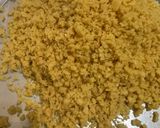 A picture of step 4 of Instant motichoor Modak.