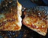 Narancsos-fokhagymás lazac recept fázis 5 fotója