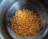 A picture of step 1 of Whole ragi khichdi.