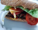 Foto del paso 3 de la receta: Sándwich con lomo de carne salteada #entredospanes