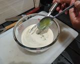 Foto langkah ke 6 dari resep Pancake Creamy Matcha.