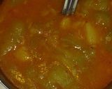 A picture of step 4 of Lauki aloo ki sabji.