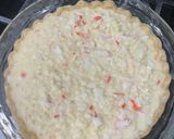 A picture of step 8 of (Imitation) Crab Quiche 🦀🥸.