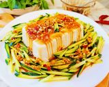 涼拌蒜味小黃瓜豆腐的食譜步驟6照片