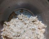 A picture of step 2 of Paneer Poha Appe.