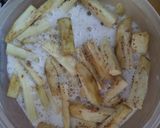 Foto del paso 2 de la receta Berenjenas fritas a lo gallo 🍆🐓