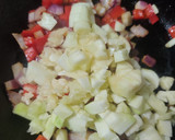 Foto del paso 2 de la receta: Calabacines rellenos de atún y bacon