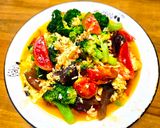 黑柿西蘭花炒雞蛋（創意料理）的食譜步驟2照片