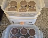 Foto langkah ke 6 dari resep Bolu Ketan Hitam Keju Lumer.