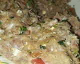 A picture of step 8 of Peshawri chappli kbab.