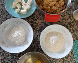Foto del paso 3 de la receta: Bomba de papa rellena de queso al horno 🥔