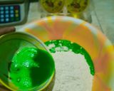 Foto langkah ke 2 dari resep Roti Kukus Pandan.
