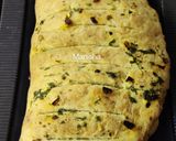 A picture of step 8 of Stuffed Cheese Garlic Bread (No yeast,No fire).