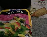 Foto langkah ke 1 dari resep Stir fry kambing & mangga.