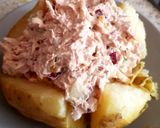 A picture of step 5 of My Tuna Cheesy salad jacket Potato 😍.