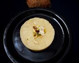 A picture of step 6 of Coconut Halwa.