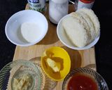 A picture of step 1 of Garlic bread.