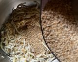 A picture of step 2 of Panchkhadya for Shri Ganeshji ka prasad (Ganeshji’s favourite prasad).