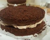 Foto del paso 5 de la receta Tarta de chocolate con crema de queso y ganache
