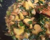 A picture of step 4 of Kulfa full of vit A, vitC, vitB,adiaterry minerals.