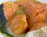 Foto del paso 1 de la receta: Salmón al horno con patatas