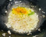 A picture of step 3 of Cabbage With Chana Dal.