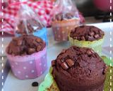 Foto langkah ke 2 dari resep Triple Chocolate muffin.