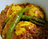 A picture of step 9 of Achari Egg.