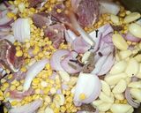 A picture of step 4 of Beef Resha kabab.