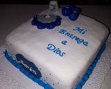 Foto del paso 6 de la receta: Torta para bautizo/entrega de bebé💙